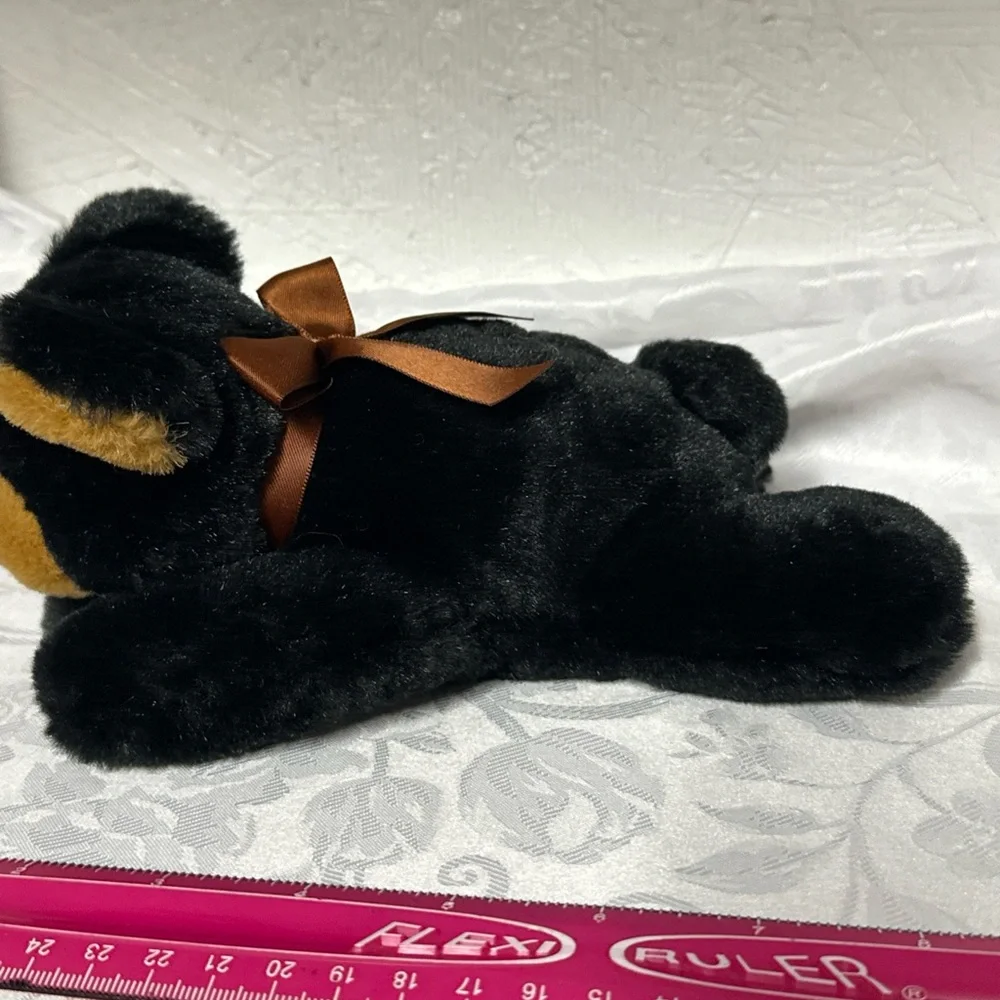 Black and Brown Plush Bear